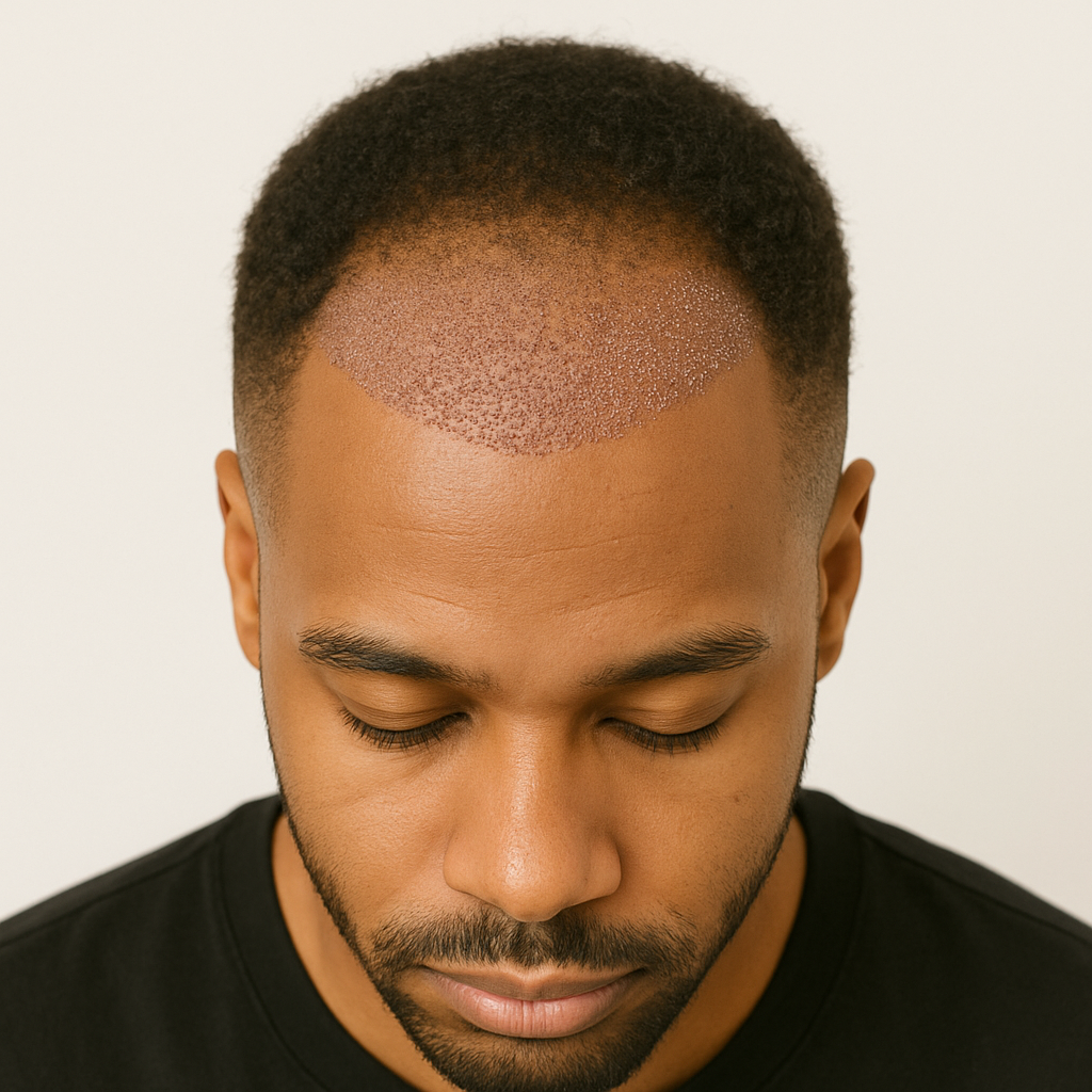 Afro Hair Transplant Patient